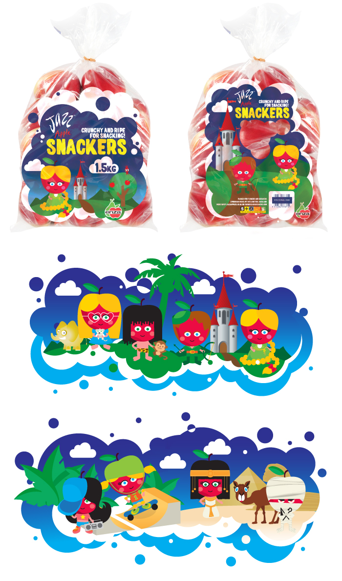 Jazz Snackers – characters